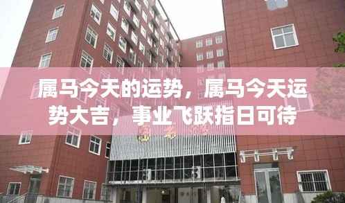 属马今日运势大吉,事业飞跃有望实现