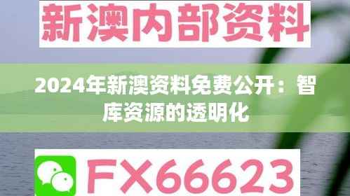 2024年新澳资料免费公开:智库资源的透明化
