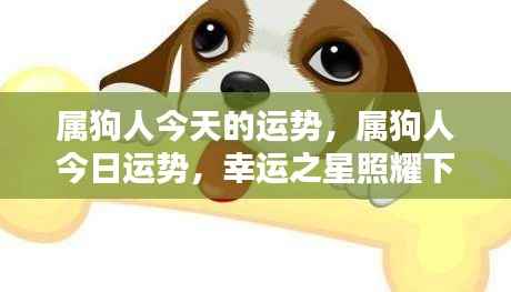 属狗人今日运势,幸运与挑战并存,机遇与挑战同在