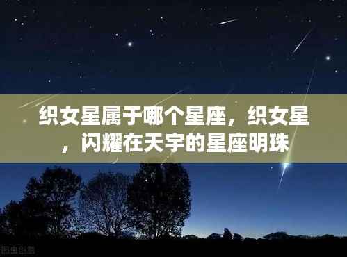 织女星,天宇中的星座明珠,属于哪个星座的璀璨星辰?