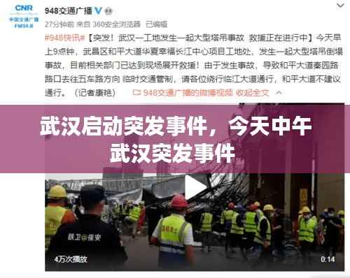 武汉启动突发事件,今天中午武汉突发事件